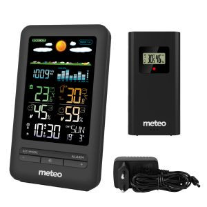 Időjárás állomás METEO SP103 szenzorral - időjárás mérés, hőmérséklet, páratartalom, esőérzékelés, szélsebesség.