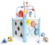Fa tevékenység kocka szortírozó blokkokkal Ecotoys - játék, tanulás, fejlesztés, gyermek, színes, kreatív, design