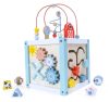 Fa tevékenység kocka szortírozó blokkokkal Ecotoys - játék, tanulás, fejlesztés, gyermek, színes, kreatív, design