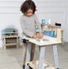 Fa műhelyasztal szerszámokkal 32 elemes Ecotoys - gyerekeknek, kreatív játék