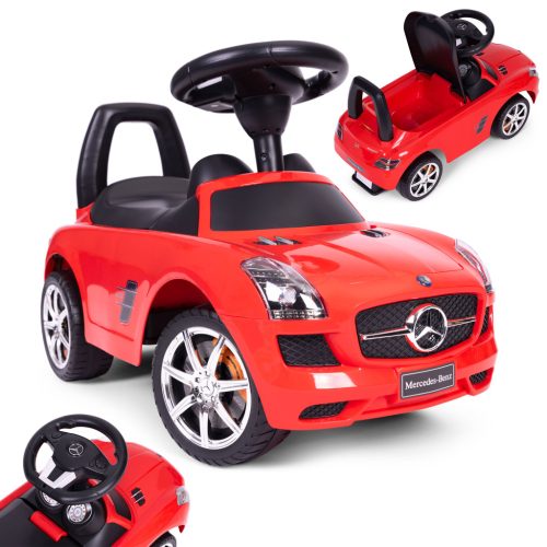 Mercedes SLS tologató autó, gyerekjármű, tolható autó, játékautó, gyerek Mercedes, tologatható jármű, gyermekautó.