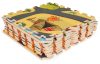 Gyerek szafari puzzle habos szőnyeg 9 elemes 93x93cm