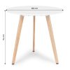 Modern fa asztal nappaliba és konyhába 80cm