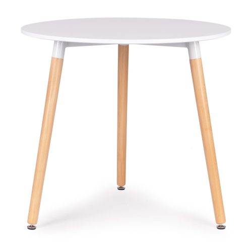 Modern fa asztal a konyhába és nappaliba, 80 cm