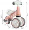 Egyensúlyozó kerékpár ECOTOYS - gyermek bicikli, kisgyermek járgány, első bicikli, kiegyensúlyozott kerékpár