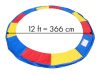 Tavaszi színes védőhuzat trambulinhoz 366-374 cm 12 láb