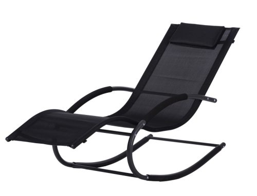Kerti nyugágy, hintaszék - Rugós kerti szék - Relax szék - Kényelmes kerti bútor