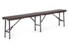 180 cm-es vendéglátó asztal + 2 pad bankett szett