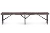 180 cm-es vendéglátó asztal + 2 pad bankett szett