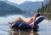 Vízparti felfújható szék matrac 2 az 1-ben 180x135 cm INTEX 58868EU