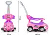 3 az 1-ben deluxe tolható kisautó zenélő panellel és fogantyúval – rózsaszín