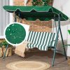 Vízálló zöld tető kerti hintához 200 x 120 cm MultiGarden