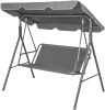 Kerti hintapad 140 x 100 cm szürke MultiGarden