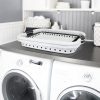 Összecsukható szilikon ruháskosár fehér-szürke 20L ModernHome