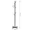Fém álló ruhafogas 7 akasztóval, 177 cm, ModernHome
