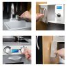 Gyerek konyha hanggal és LED krétatáblával, fém kiegészítőkkel, MDF, 3+ év, ECOTOYS