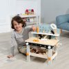 Fa gyerek munkapad szerszámkészlettel, 38 darabos ECOTOYS