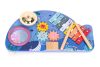 Hangszerek asztala xilofonnal, cintányérral, tamburinnal és csörgővel, tengeri téma ECOTOYS