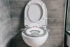 Gyerek WC-ülőke fogantyúval, puha párnával, szürke, ECOTOYS