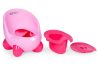 Gyerek bili levehető betéttel, csúszásgátlós lábakkal, rózsaszín, ECOTOYS