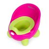 Gyerek bili levehető betéttel, csúszásgátló lábakkal, rózsaszín-zöld, ECOTOYS