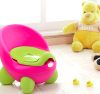 Gyerek bili levehető betéttel, csúszásgátló lábakkal, rózsaszín-zöld, ECOTOYS