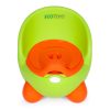 Gyerek bili levehető betéttel, csúszásgátló lábakkal, zöld, ECOTOYS