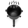 Öntöttvas álló bogrács 5L, vadászlábas, tűzrakó grill, MultiGarden