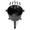 Öntöttvas álló bogrács 8L, vadászlábas, tűzrakó grill, MultiGarden