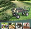 Kerti szállítókocsi, 200 kg, nyitható oldalpanelek, nagy felfújható kerekek, MultiGarden