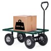 Kerti szállítókocsi, 200 kg, nyitható oldalpanelek, nagy felfújható kerekek, MultiGarden
