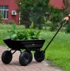 Kerti szállítókocsi, talicska, billenős, 75 l, 200 kg, nagyméretű felfújható kerekek, MultiGarden