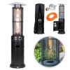Gáz teraszfűtő, 13 kW, teraszra és kertbe, szabályzóval, tömlővel, huzattal – MultiGarden