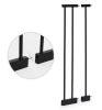 Biztonsági kapu lépcsőkhöz és ajtókhoz, 74-100 cm, fém és fa, bővíthető, ECOTOYS