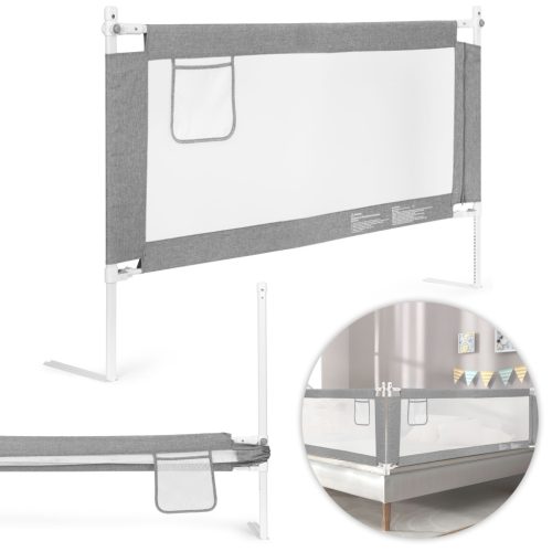 Ágybiztonsági rács, 150 cm, védőkorlát gyerekeknek, ECOTOYS