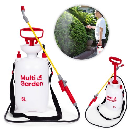 Kézi nyomáspermetező 5L, hosszú szár, kert, MultiGarden