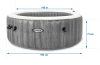Felfújható jacuzzi hidromasszázzsal, 4 személyes, 196x71 cm, WIFI, prémium kiegészítőkkel – Intex 28440