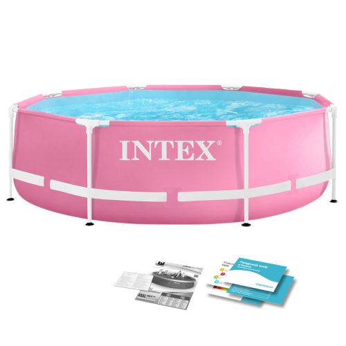 Kerek gyerekmedence 244x76 cm rózsaszín INTEX 28290