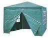Kerti rendezvénysátor, 3x3 m, 4 oldalfal, zöld, MultiGarden