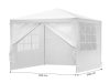 Kerti rendezvénysátor, 3x3 m, 4 oldalfal, fehér, MultiGarden