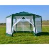 Kerti rendezvénysátor szúnyoghálóval, 2x2x2 m, zöld, MultiGarden