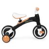 Egyensúlyozó bicikli pedálokkal – 3 az 1-ben, oldalsó kerekekkel, fekete, ECOTOYS