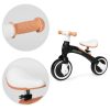 Egyensúlyozó bicikli pedálokkal – 3 az 1-ben, oldalsó kerekekkel, fekete, ECOTOYS