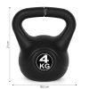 Kettlebell 4 kg edzéshez, súlygolyó, fitnesz ModernHome