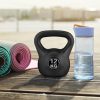 Kettlebell 12 kg edzéshez, súlygolyó, fitnesz teher, ModernHome
