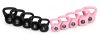 Kettlebell 4 kg edzéshez, súlygolyó, fitnesz, rózsaszín, ModernHome