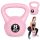 Kettlebell 8 kg edzéshez, súlygolyó, fitnesz, rózsaszín, ModernHome