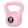 Kettlebell 8 kg edzéshez, súlygolyó, fitnesz, rózsaszín, ModernHome