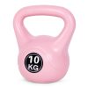 Kettlebell 10 kg edzéshez, súlygolyó, fitnesz, rózsaszín, ModernHome