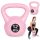 Kettlebell 12 kg edzéshez, súlygolyó, fitnesz, rózsaszín, ModernHome